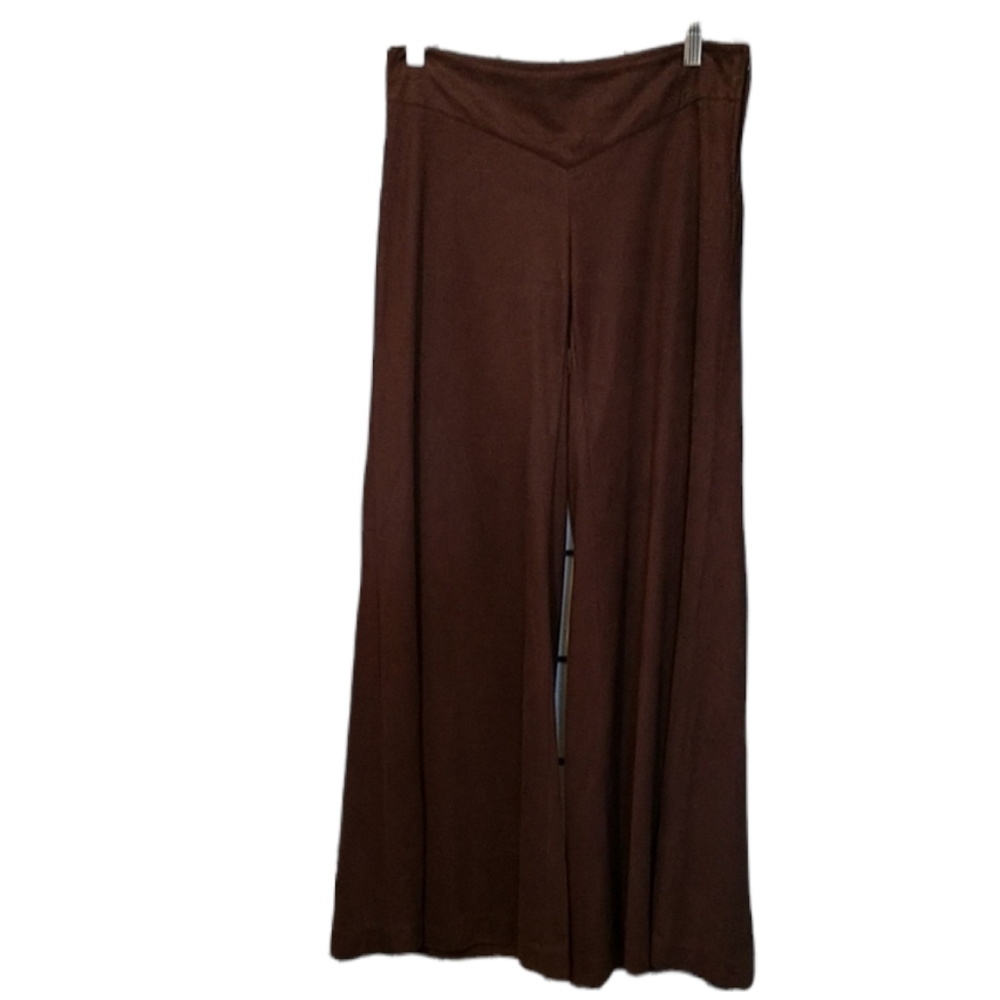 Brown Palazzo Boho Pants sz XS